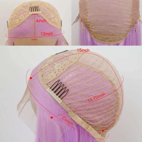 - 💫22” PURPLE DREAMS STRAIGHT LACE FRONT WIG *NEW*